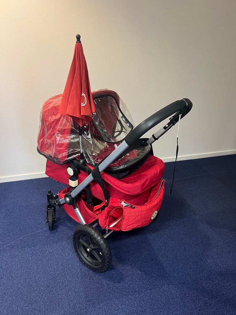 Bugaboo kinderwagen met regenhoes en parasol, Kinderen en Baby's, Kinderwagens en Combinaties, Gebruikt, Combiwagen, Bugaboo, Met reiswieg
