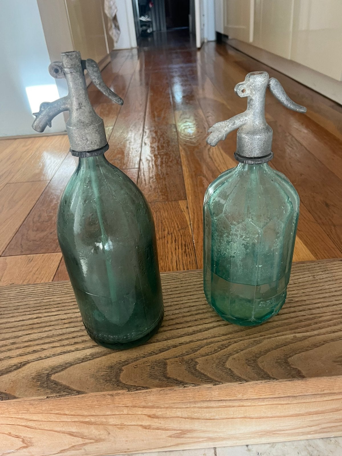 Brocante spuitflessen, Huis en Inrichting, Woonaccessoires | Stolpen, Ophalen, Gebruikt