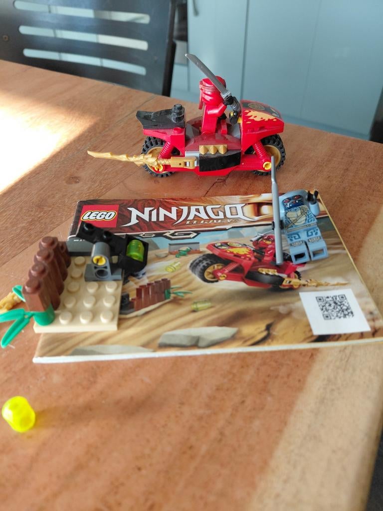 Lego Ninjago Legacy Kai's Klingenmotor 71734, Compleet, Lego, Ophalen of Verzenden, Zo goed als nieuw
