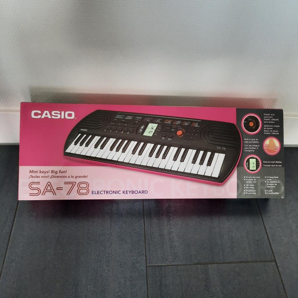 Casio minikeyboard, Ophalen of Verzenden, Zo goed als nieuw, Overige aantallen, Casio