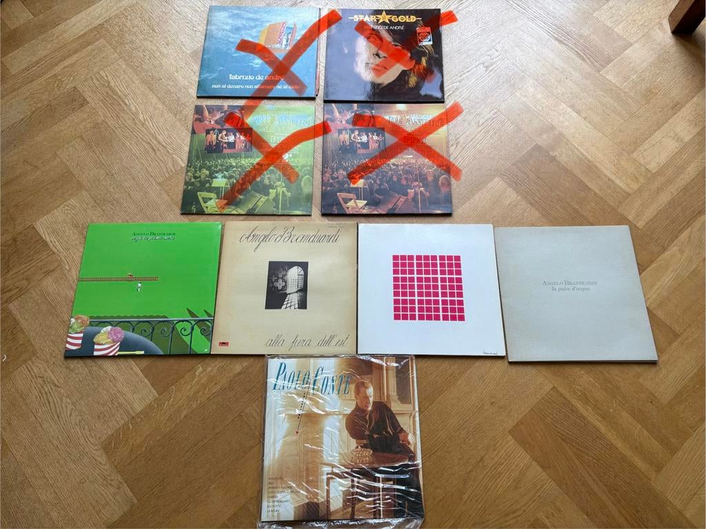 Vinyl LP’s Angelo Branduardi Paolo Conte, Gebruikt, Overige typen, Ophalen of Verzenden, Overige genres