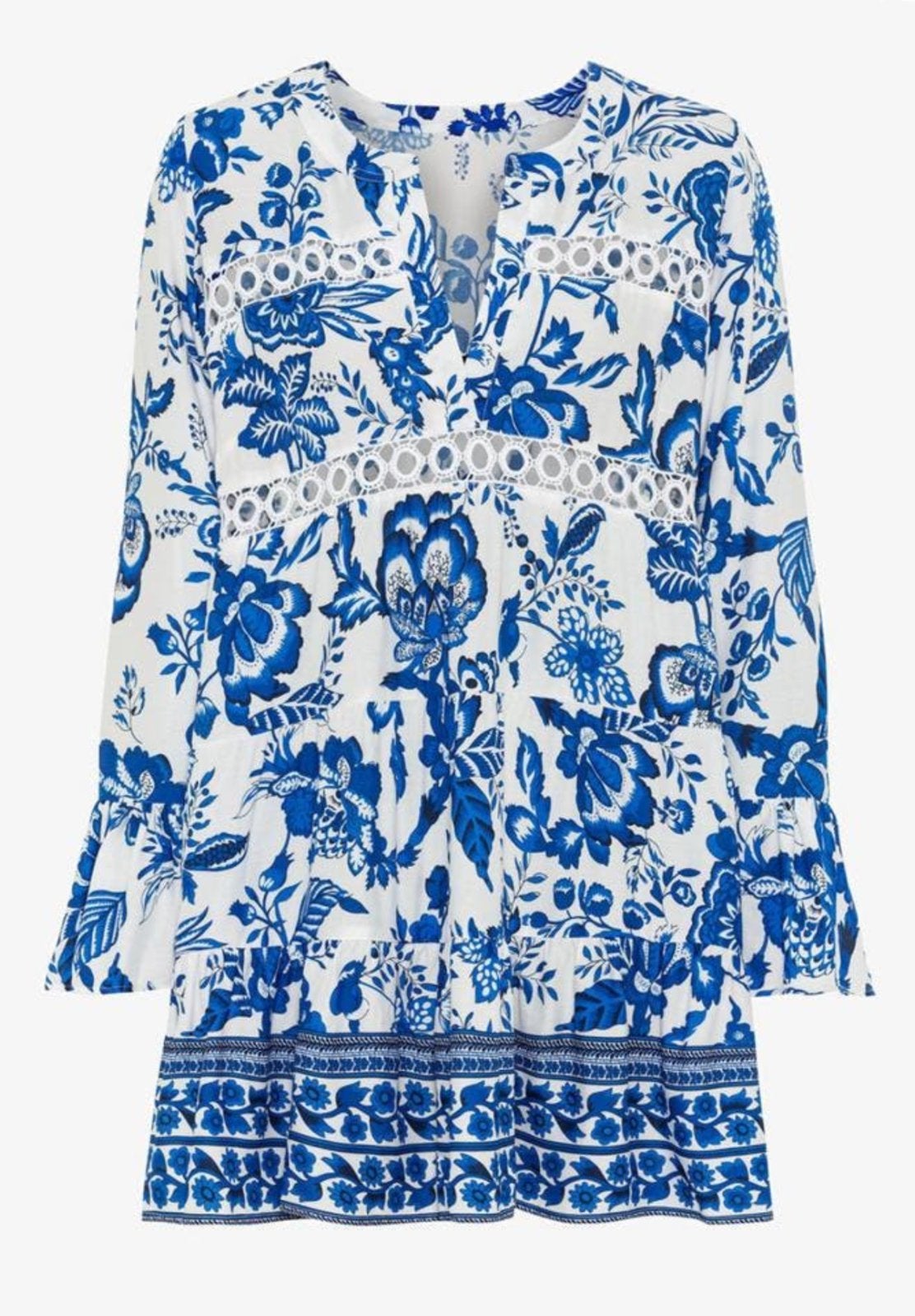 Lascana tuniek NIEUW blauw/wit maat 48/50, Ophalen of Verzenden, Nieuw, Blauw, Blouse of Tuniek