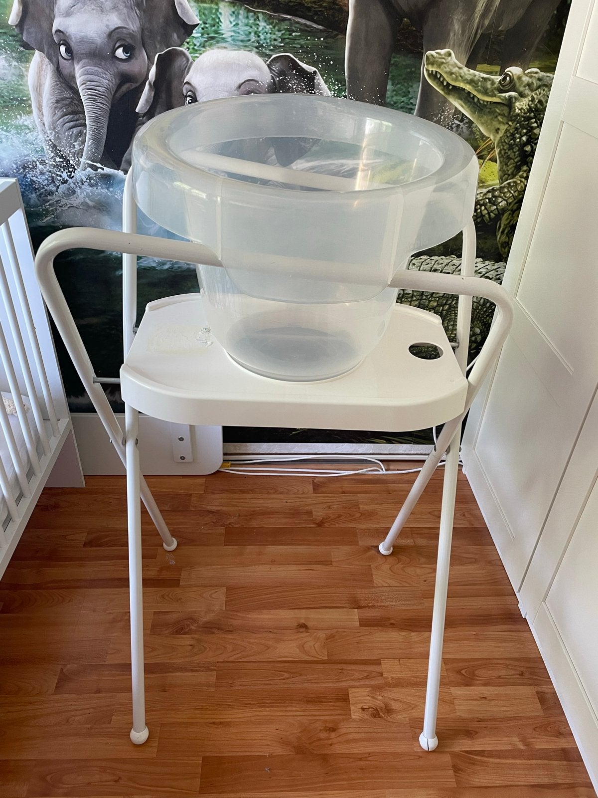Tummy Tub babybadje met standaard, Kinderen en Baby's, Gebruikt, Tummy Tub, Standaard, Ophalen