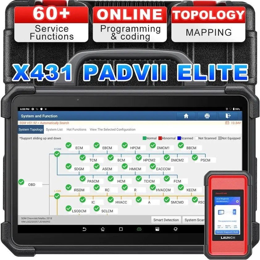 Launch X431 PAD 7 Elite Actie Ecu Coderen J2534 Programmeren, Ophalen of Verzenden, Nieuw