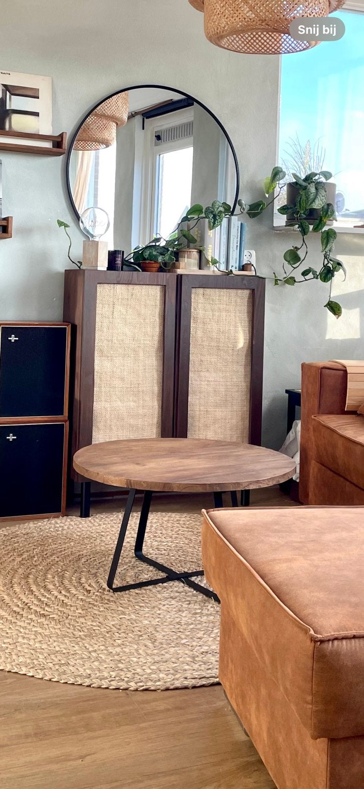 Salontafel, Ophalen, 100 tot 150 cm, Rond, 50 tot 100 cm