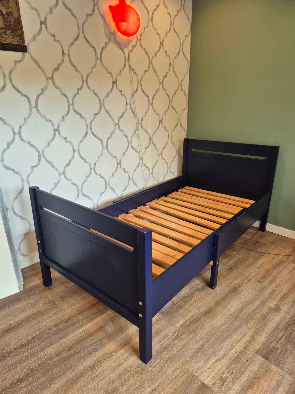 Ikea peuterbed / meegroeibed, Ophalen, Gebruikt, 140 tot 160 cm, 85 tot 100 cm