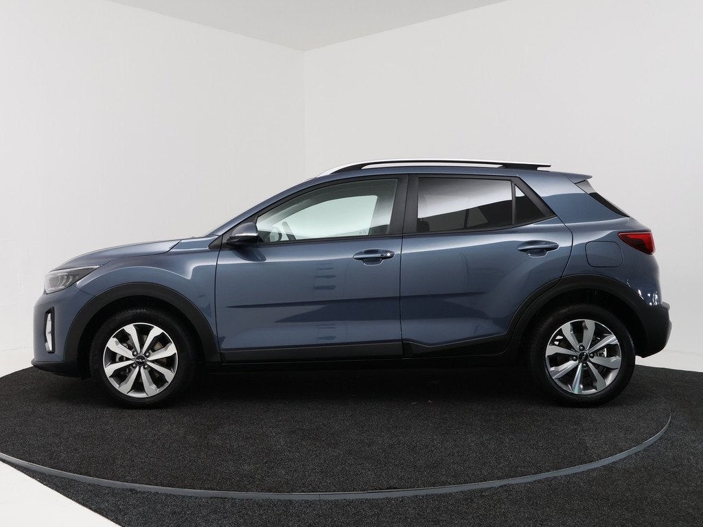 Kia Stonic 1.0 T-GDi MHEV DynamicPlusLine Stoelverwarming |, Auto's, Kia, Blauw, Automatische klimaatregeling, Origineel Nederlands