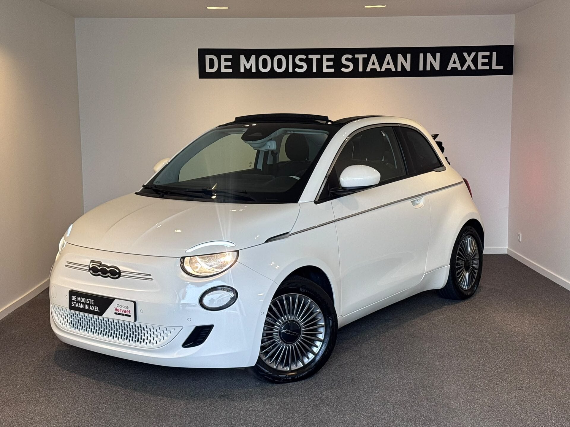 Fiat 500 C Icon 42 kWh, Stoelverwarming, Stof, Gebruikt, Cabriolet