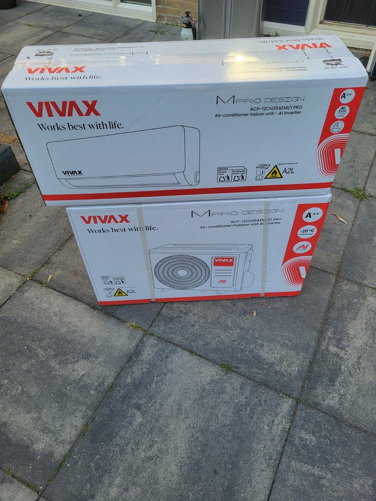 Vivax Airco 3.5 kW of 5 kW - Nieuw in doos, Koelen en Ontvochtigen, Nieuw, 3 snelheden of meer, Ophalen of Verzenden