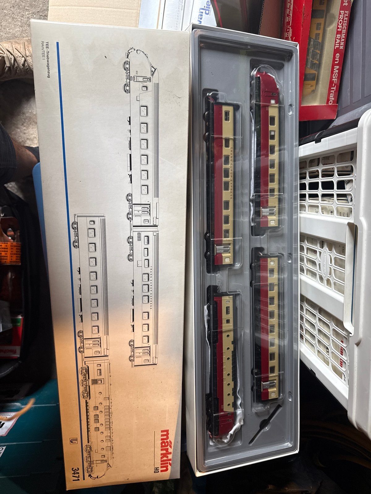 Märklin H0 TEE-Triebwagenzug 3471 Treinset, Ophalen, Wisselstroom, Treinset, Nieuw
