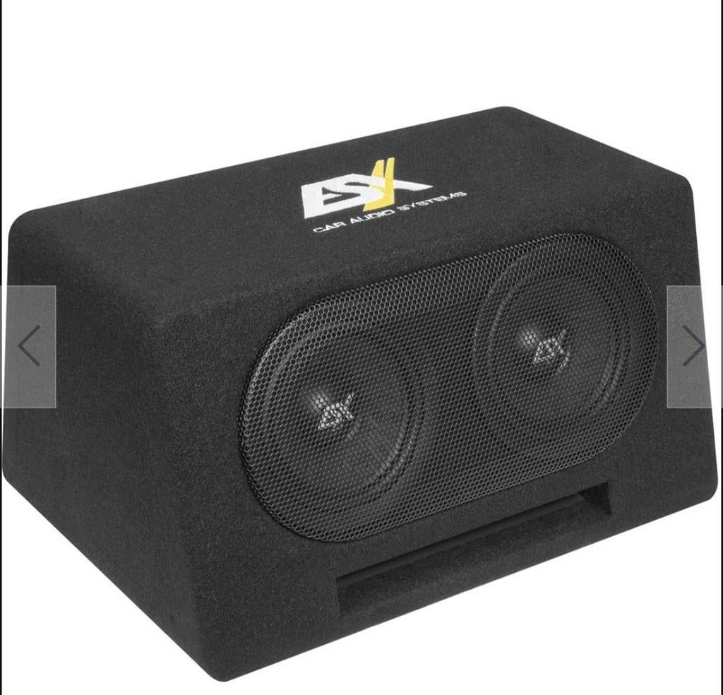 ESX DBX206Q Bassreflex Subwoofer Kist - 2x 6.5 inch, Ophalen of Verzenden