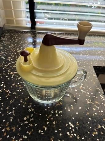 Vintage retro keukengerei roomklopper 1955 Nostalgie !, Ophalen of Verzenden, Huis en Inrichting