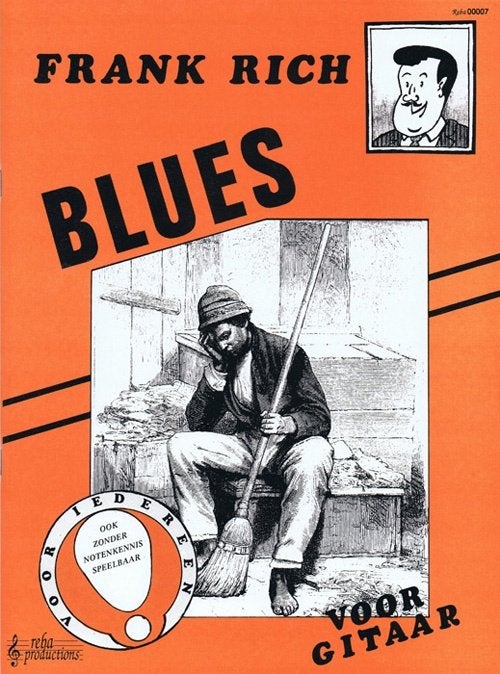 Blues voor gitaar Frank Rich, Muziek en Instrumenten, Bladmuziek, Gitaar, Verzenden, Zo goed als nieuw, Blues