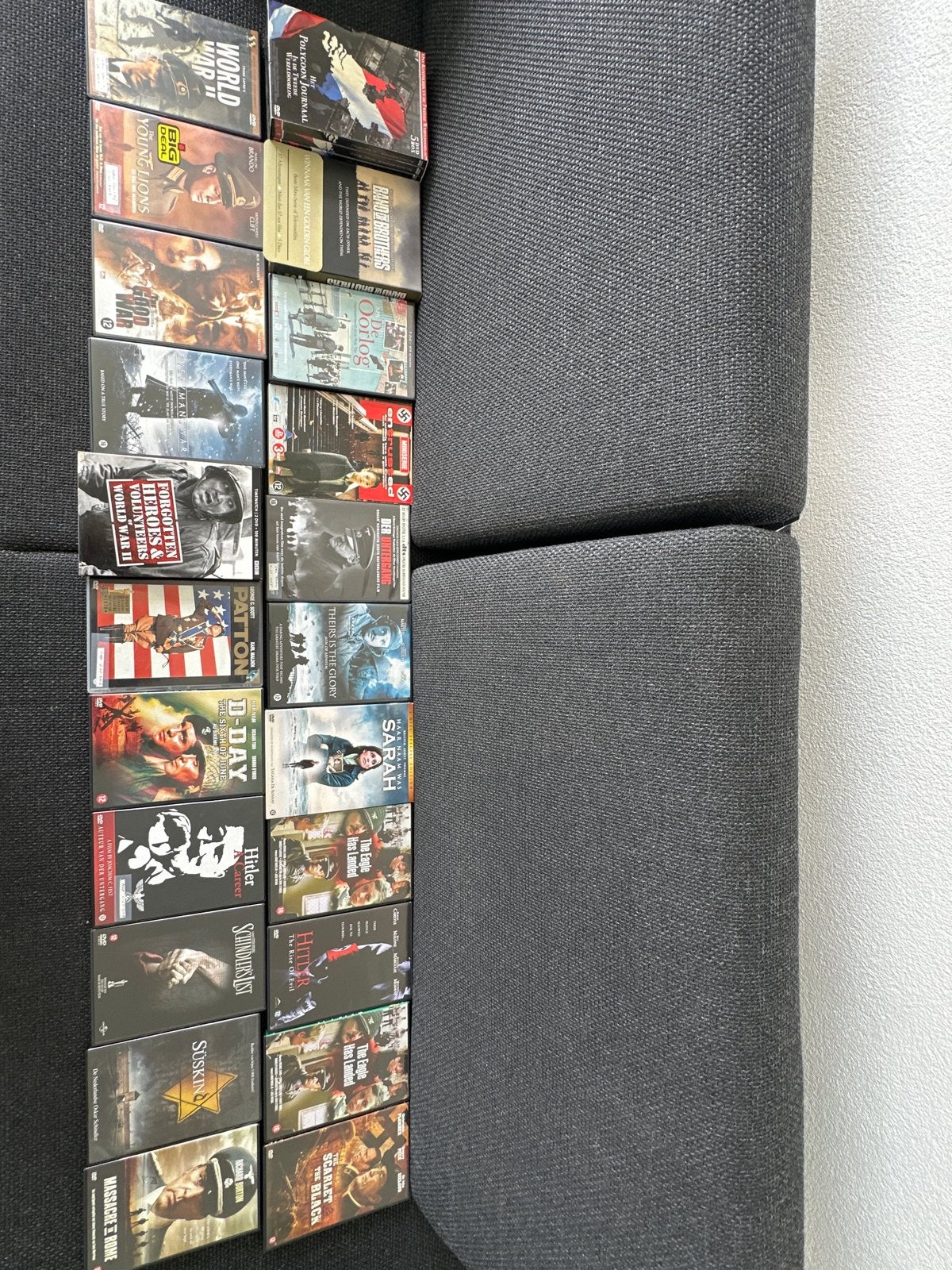 Grote collectie Tweede Wereldoorlog films en documentaires, Nederlands, Zo goed als nieuw, Oorlog, Vanaf 12 jaar