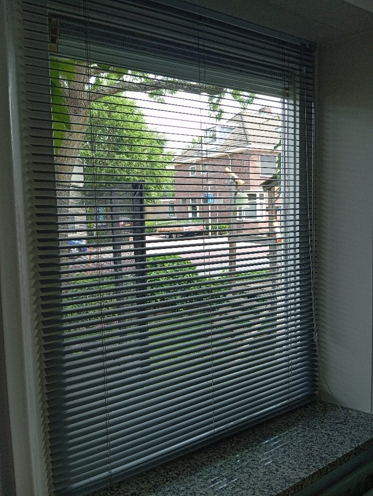 Jaloezieën Gordijnen (x3), Ophalen, Gebruikt, 100 tot 150 cm, 200 cm of meer