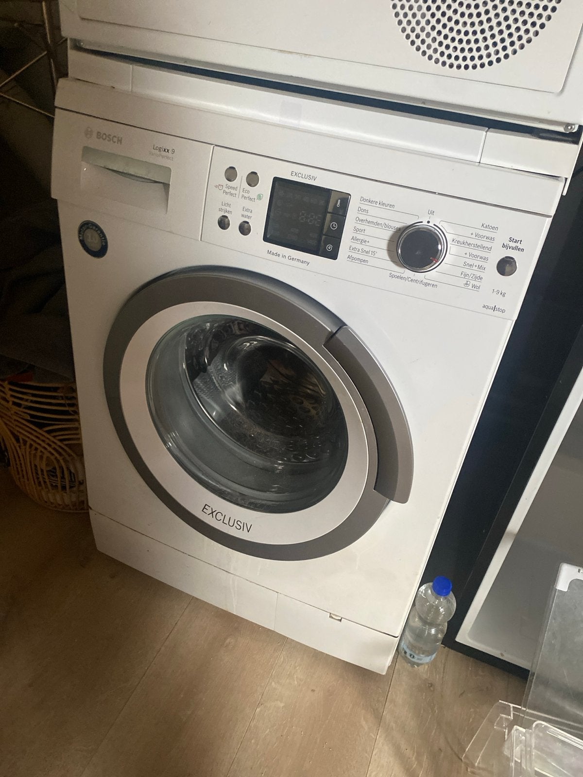 Bosch Logixx 9 EXCLUSIV Wasmachine - 9kg, Ophalen, 1200 tot 1600 toeren, Gebruikt, 8 tot 10 kg