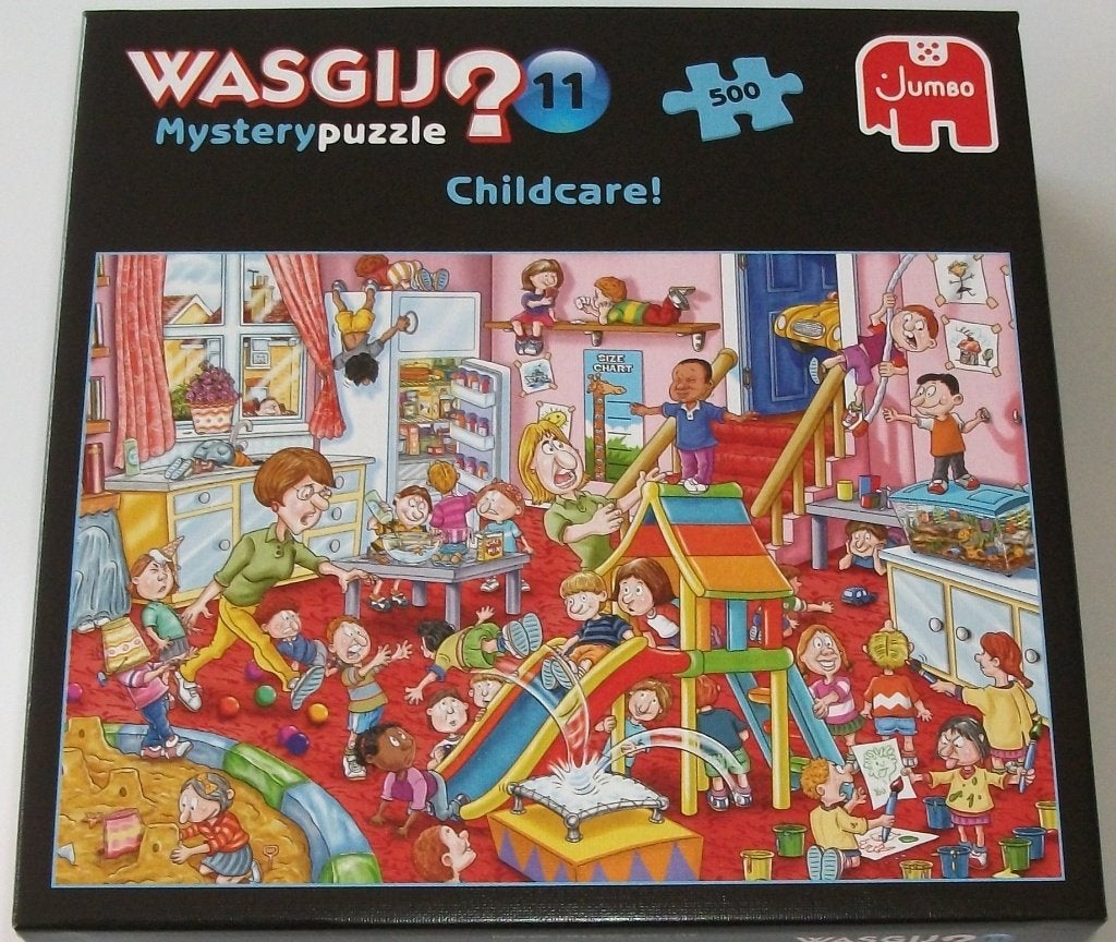 Puzzel *** KINDEROPVANG! *** 500 stukjes Wasgij Mystery 11, Hobby en Vrije tijd, Denksport en Puzzels, Ophalen of Verzenden, 500 t/m 1500 stukjes