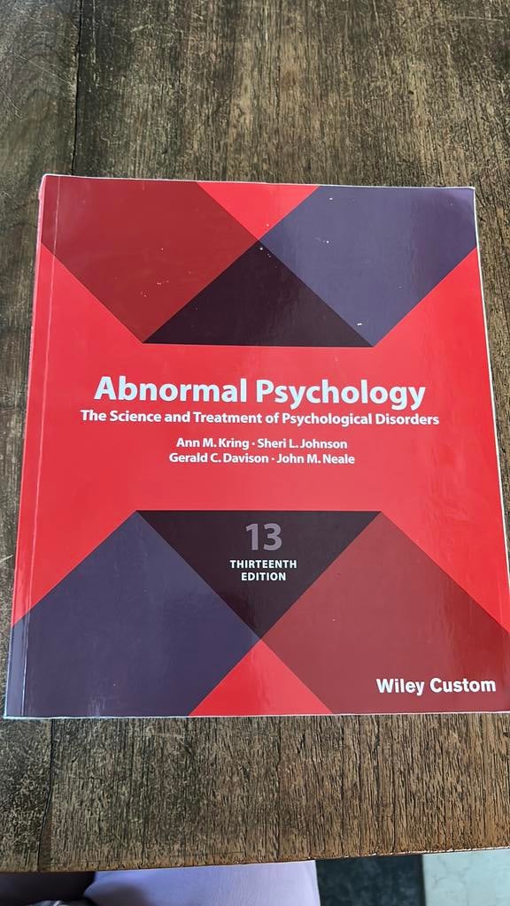 Abnormal Psychology, Ophalen of Verzenden, Zo goed als nieuw
