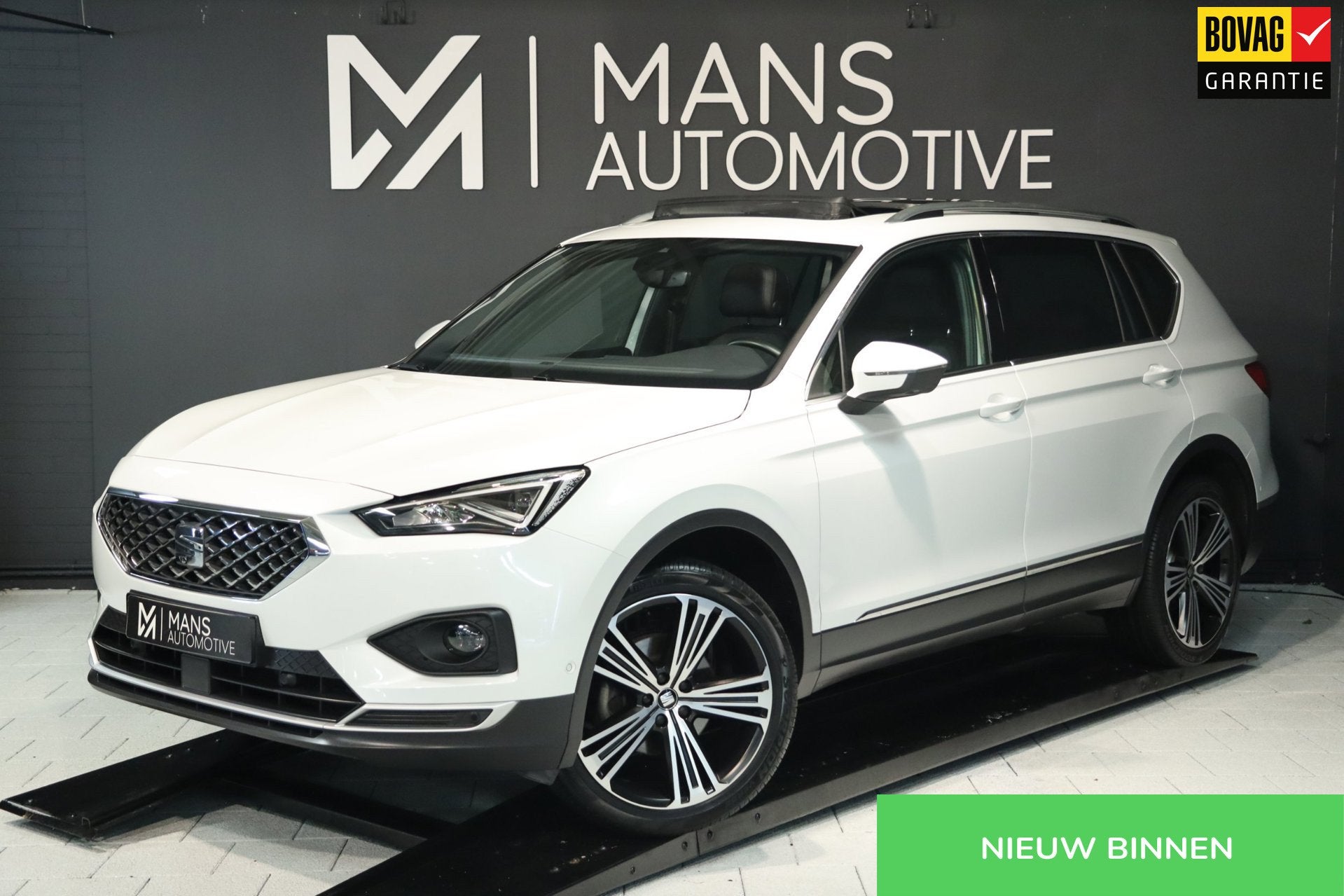 SEAT Tarraco 1.5 TSI ACT Xcellence / PANO / VIRTUAL / MEMORY, Auto's, Dealer onderhouden, 4 cilinders, 150 pk, Wit