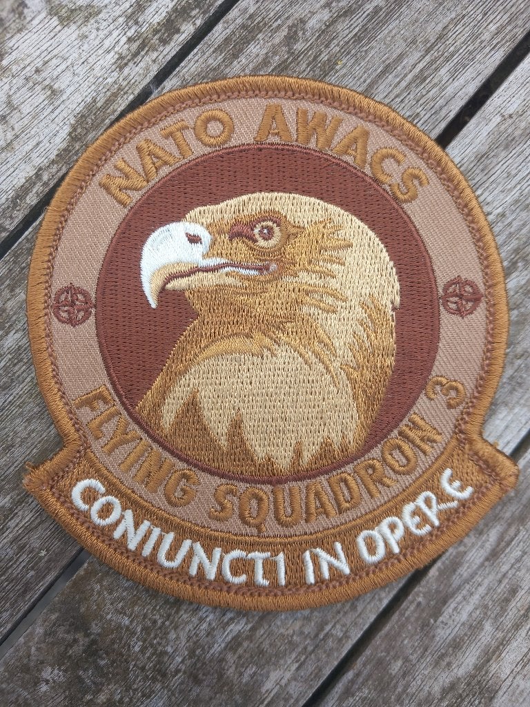 NATO awacs flying squadron 3, Verzamelen, Verzenden, Luchtmacht, Overige gebieden, Embleem of Badge