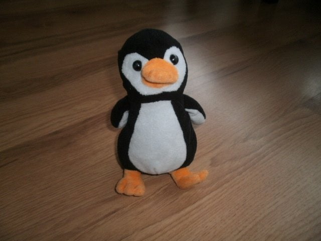 Pinguïn van de Persil van velours 20 cm ongeveer Zwart Wit, Pinguïn, Overige merken, Overige karakters, Nieuw