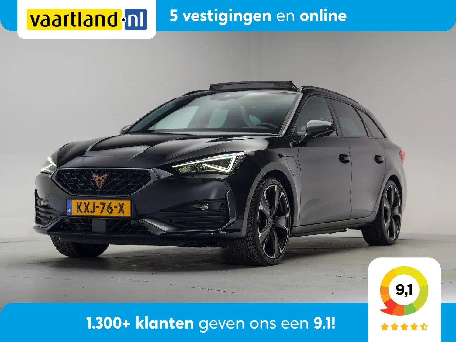 CUPRA Leon Sportstourer 1.4 e-Hybrid VZ Performance [ Panora, Auto's, Automaat, 77 km/l, Gebruikt, Leon