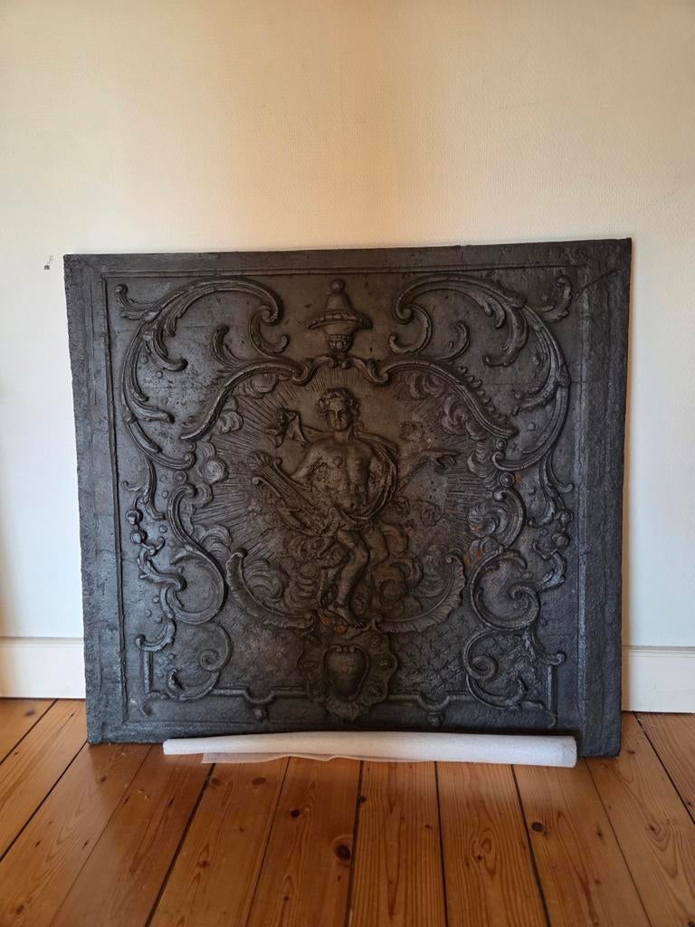 Antieke haardplaat en vuurrek, Antiek en Kunst, Ophalen