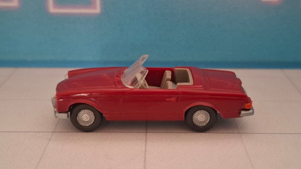 Wiking 1:87 Mercedes 230 SL (W113), Hobby en Vrije tijd, Ophalen of Verzenden, Gebruikt, Auto, Wiking