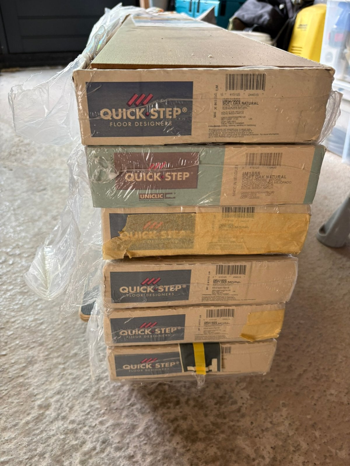 Laminaat Quick-Step (IM1855) 7,86m2 voor maar 100,-!, Doe-het-zelf en Verbouw, Ophalen, 50 tot 150 cm, Nieuw, 5 tot 10 m²