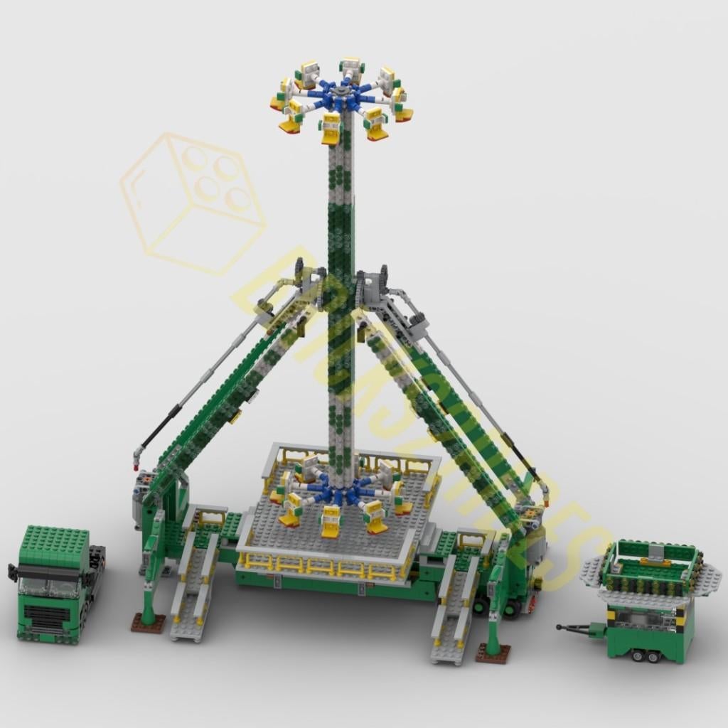 Lego Kermis KMG Lunarix attractie, Verzenden, Lego, Nieuw, Compleet