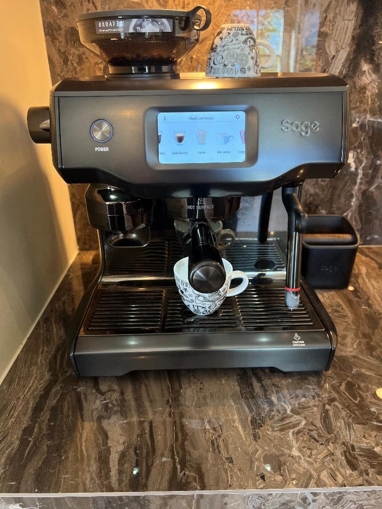 Sage The Oracle Touch (noir), Witgoed en Apparatuur, Koffiezetapparaten, Ophalen, Espresso apparaat, 10 kopjes of meer, Koffiebonen