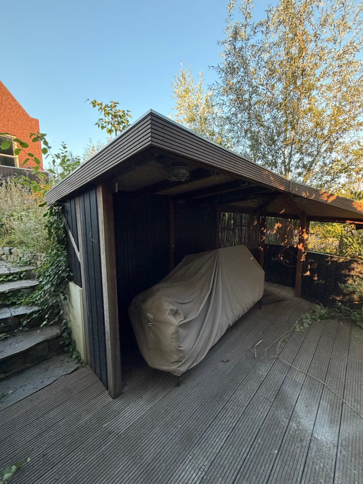 Tuin zitje overkapping met kasten, Tuin en Terras, Ophalen of Verzenden, Gebruikt, Overige typen