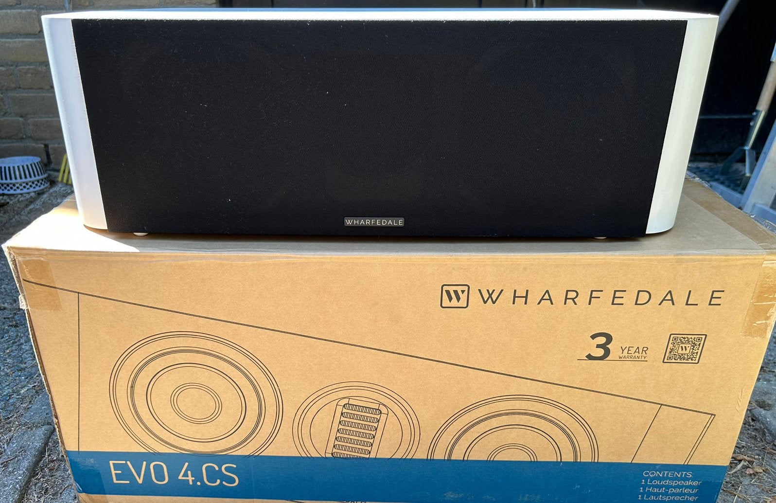 Wharfedal Evo 4CS center luidspreker, Wharfedale, Ophalen of Verzenden, Zo goed als nieuw, 60 tot 120 watt
