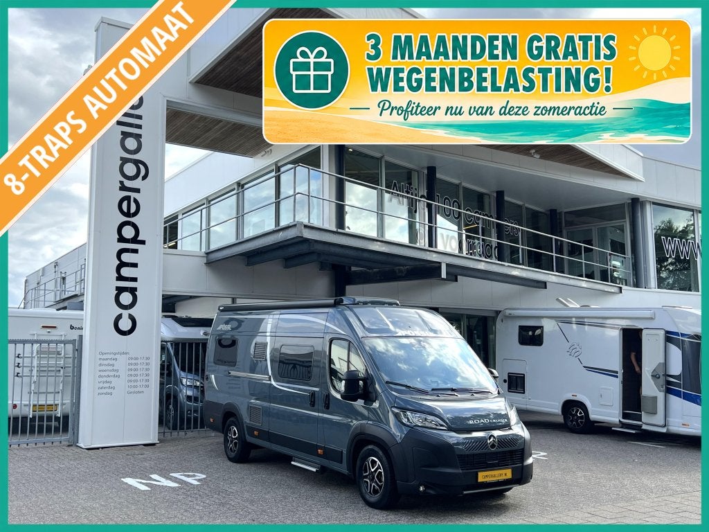 Pössl Roadcruiser ENKELE BEDDEN 8-TRAPS AUTOMAAT TREKHAAK, Automaat, Pössl, Tot en met 2, 6 tot 7 meter