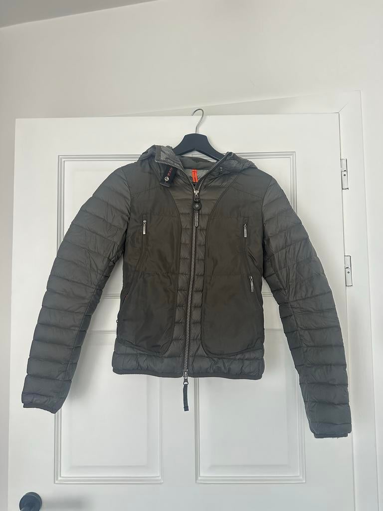 Parajumpers donsjas dames - Maat xxs, Kleding | Dames, Jassen | Winter, Zo goed als nieuw, Maat 34 (XS) of kleiner, Groen, Ophalen of Verzenden