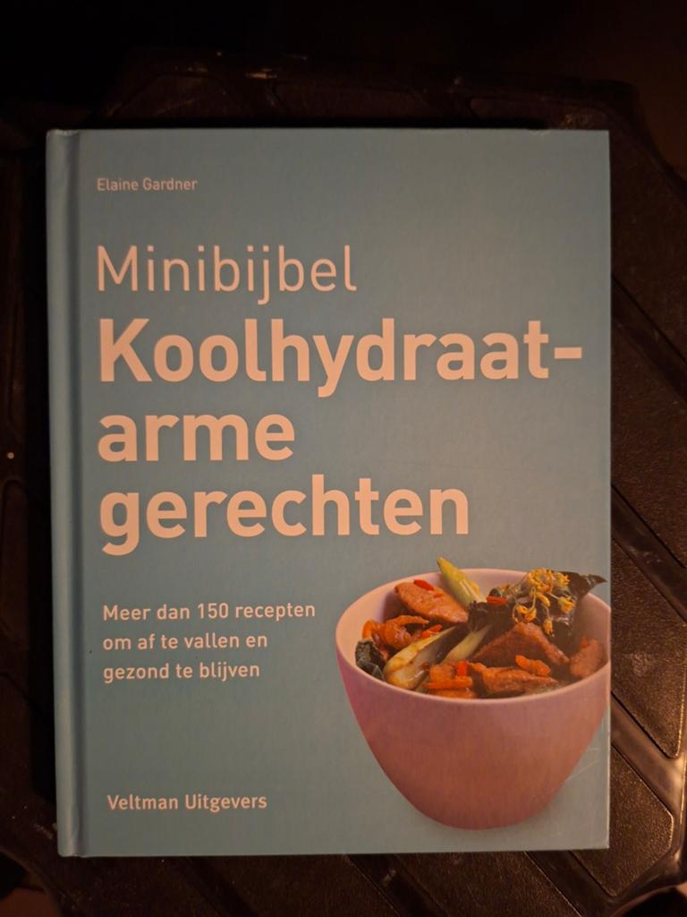Minibijbel Koolhydraatarme Gerechten - Elaine Gardner, Boeken, Ophalen of Verzenden, Zo goed als nieuw, Dieet en Voeding, Elaine Gardner
