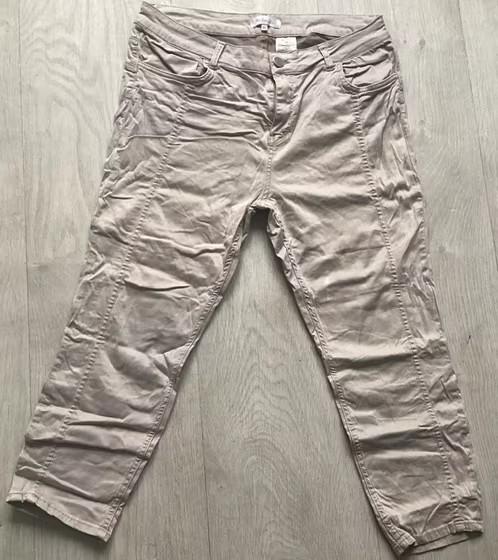 broek M&S Mode maat 44 ecru / beige kleur, Beige, Maat 46/48 (XL) of groter, Ophalen of Verzenden, Zo goed als nieuw