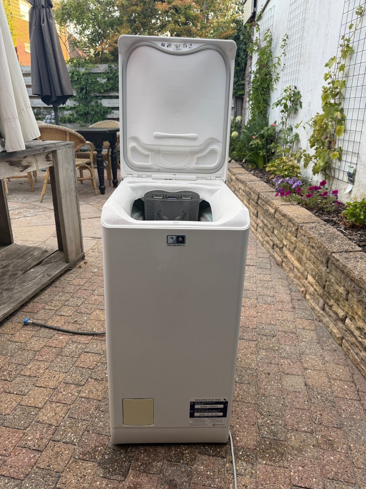 Electrolux EWT1276GDW Bovenlader Wasmachine, Witgoed en Apparatuur, Wasmachines, Ophalen, Gebruikt, Bovenlader, 85 tot 90 cm