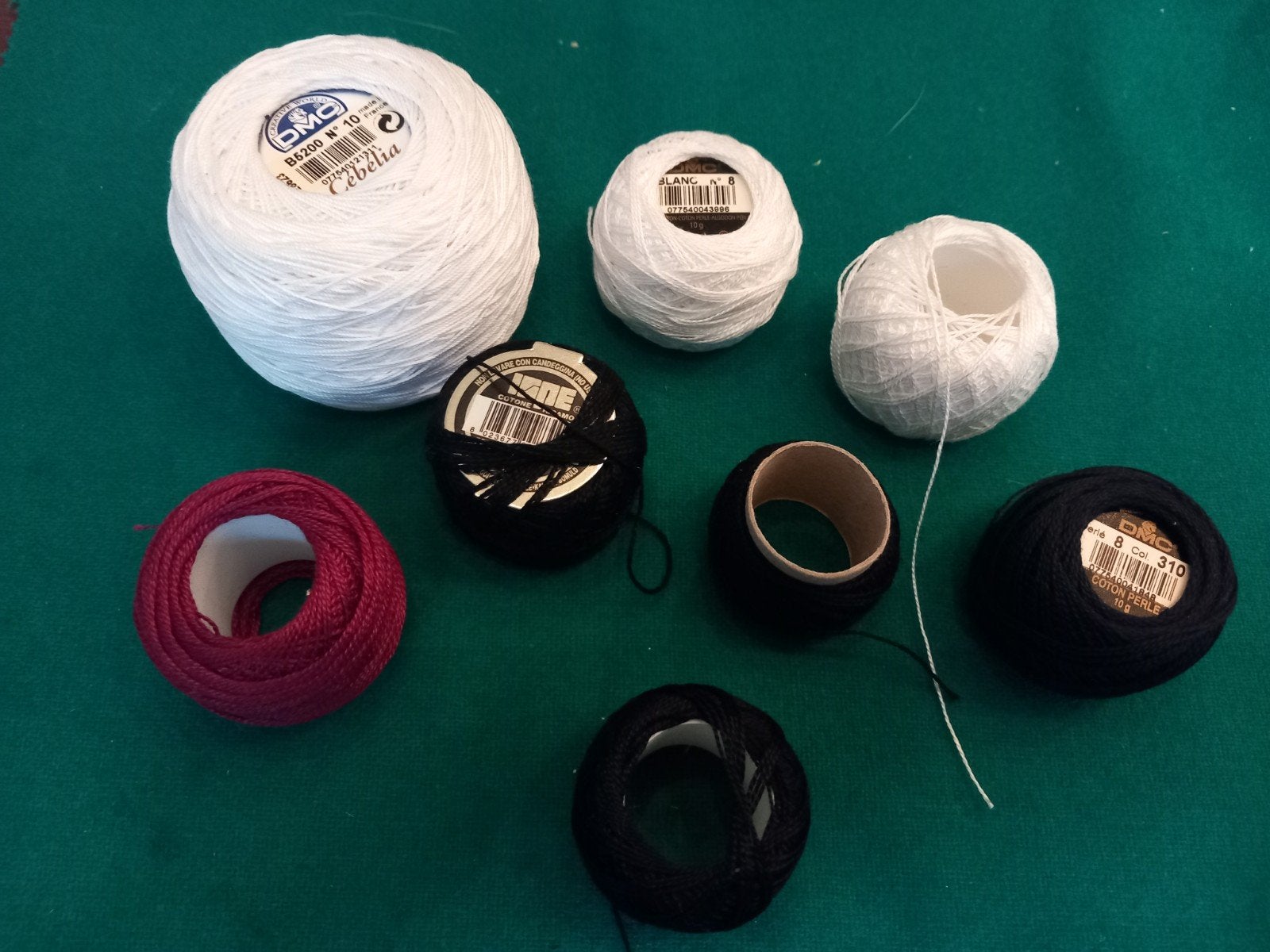 DMC Bolletjes Katoen Garen - Diverse Kleuren, Hobby en Vrije tijd, Breien en Haken, Ophalen of Verzenden, Gebruikt, Breien of Haken
