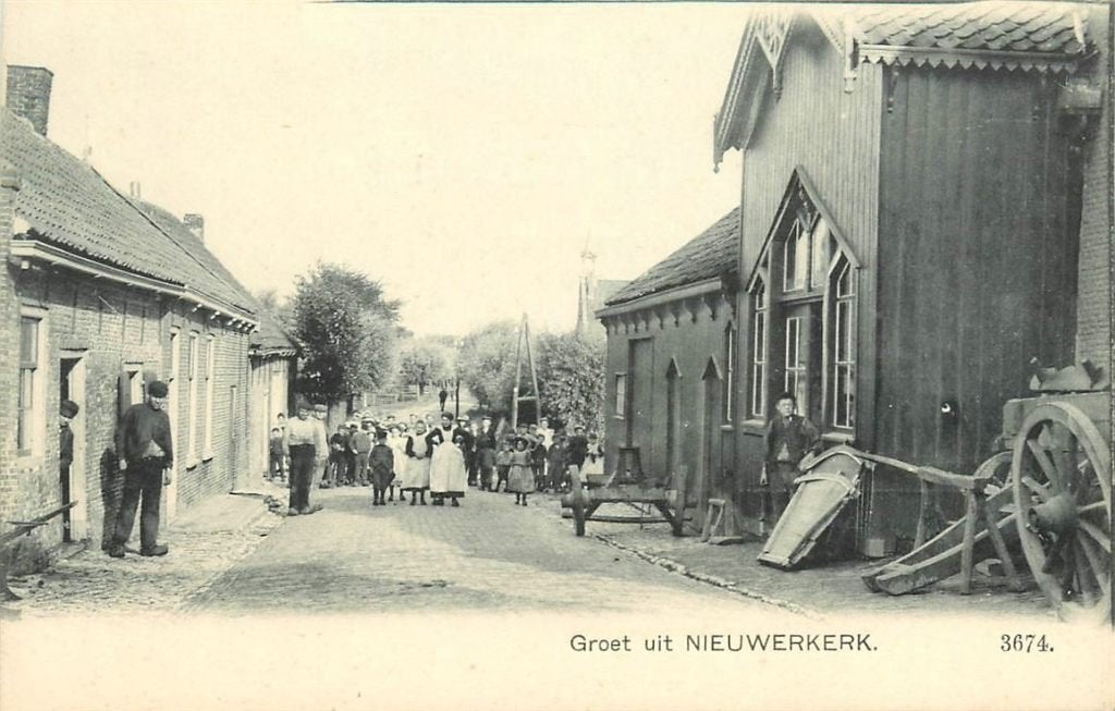 701-019-041 Nieuwerkerk Groet uit, Verzenden, Voor 1920, Zeeland