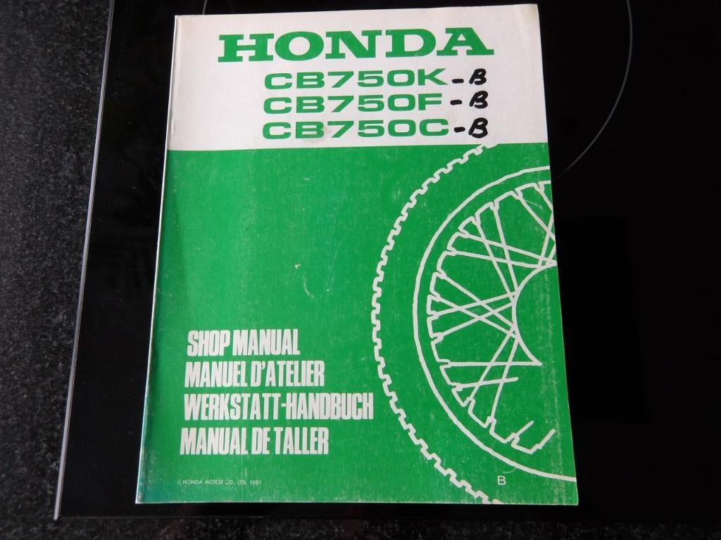 Honda werkplaatshandboek CB750K CB750F CB750C 1981, Verzenden, Honda