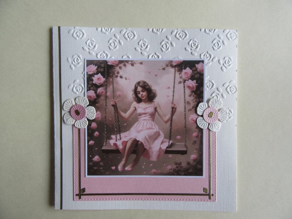 VINTAGE ,,,,kaartje  1728, Hobby en Vrije tijd, Kaarten | Zelfgemaakt, Ophalen of Verzenden, Nieuw, Overige thema's