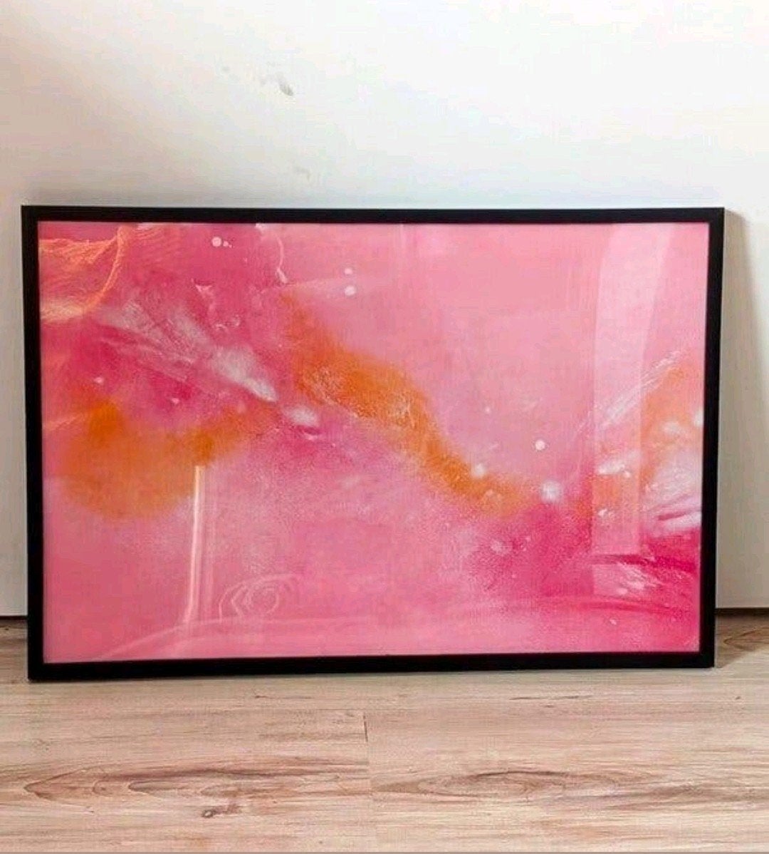 Kunstwerk 'Flow' in lijst, Ophalen