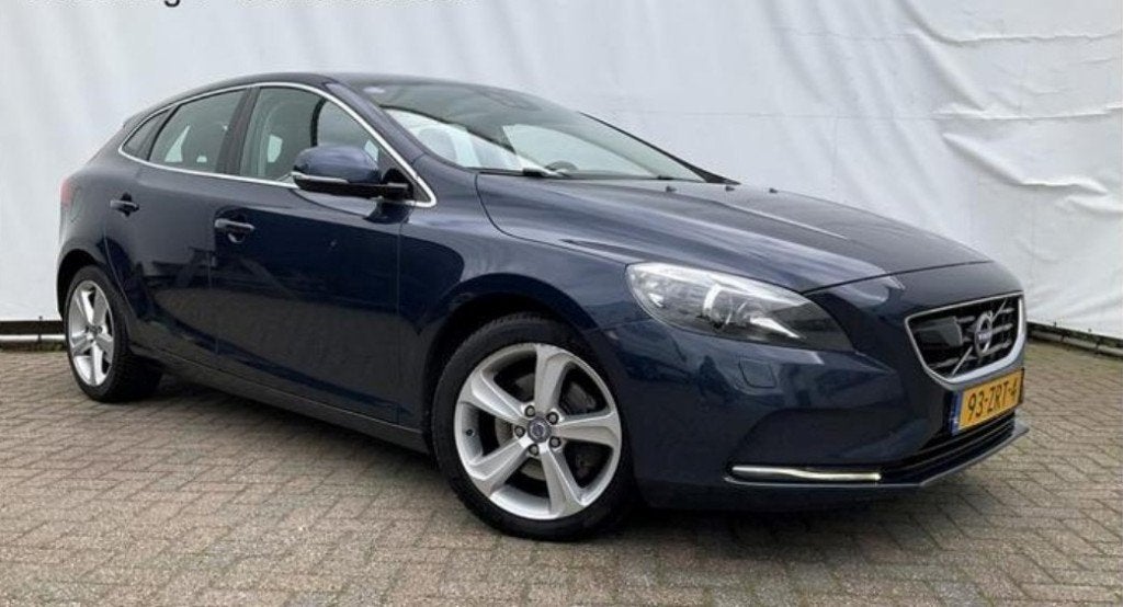 Volvo V40 T3 SUMMUM/R-DESIGN!, Auto's, Voorwielaandrijving, 1596 cc, Zwart, Blauw