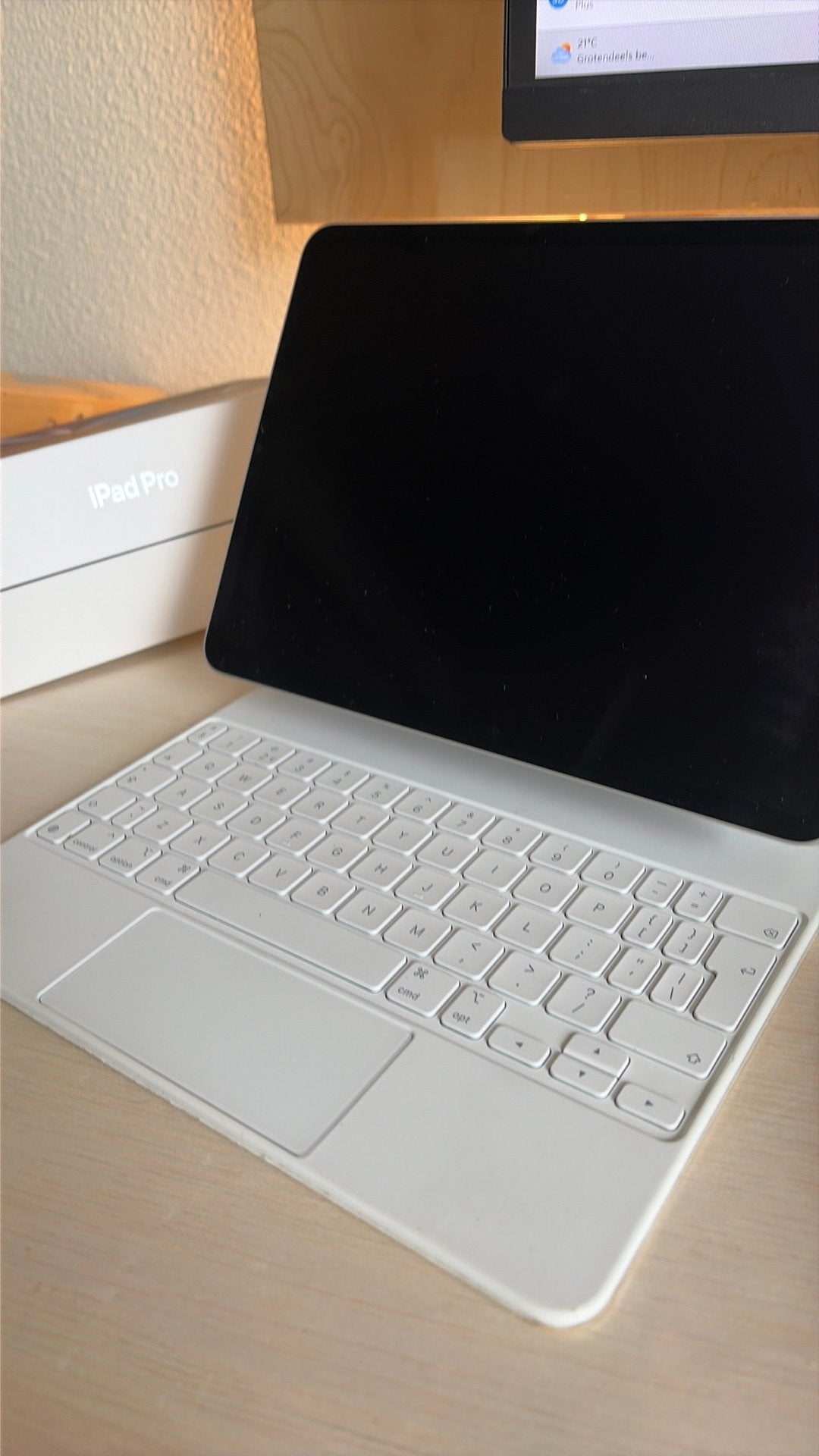iPad Pro 11” M1 + Apple Magic Keyboard, Computers en Software, Apple iPad, 11 inch, Ophalen of Verzenden, Zo goed als nieuw