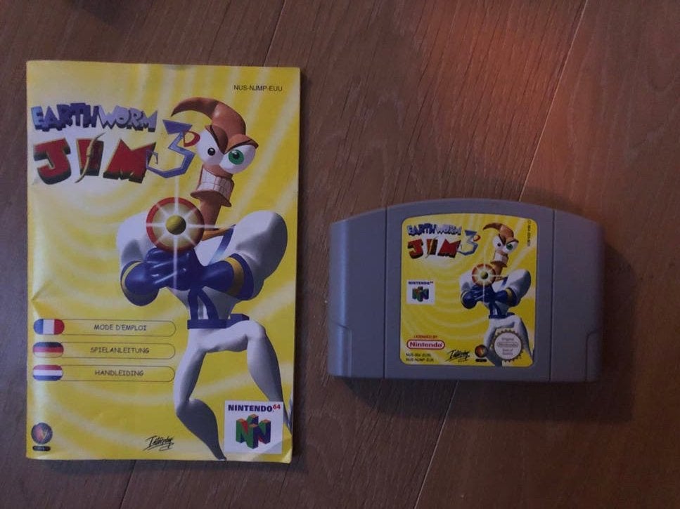 Earthworm Jim 3D - Nintendo 64 (N64) - CIB, Spelcomputers en Games, Avontuur en Actie, 1 speler, Ophalen of Verzenden, Zo goed als nieuw