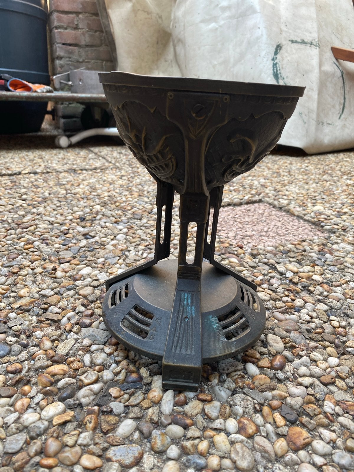 Antieke wierookbrander van brons, Antiek en Kunst, Antiek | Koper en Brons, Ophalen, Brons