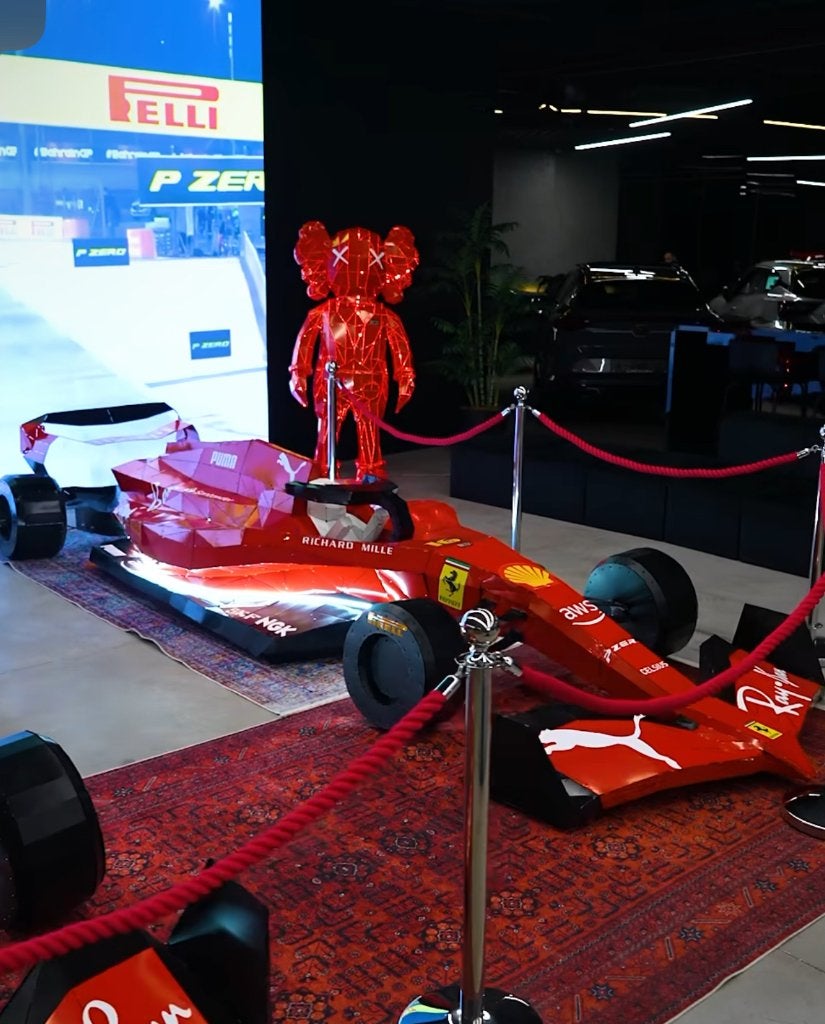Ferrari F1-racewagen 1:1 Metalen Kunstwerk SF90 488 458 812, Auto-onderdelen, Ophalen of Verzenden, Nieuw, Ferrari