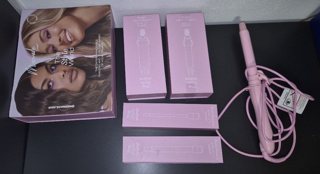 Mermade hair waver en curling krultang set, Ophalen of Verzenden, Zo goed als nieuw, Krultang of Stijltang