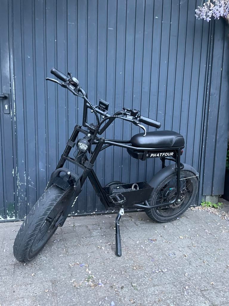 Phatfour FLS+ E-bike - Zwart, opvoerbaar, Ophalen, Zo goed als nieuw, Overige merken